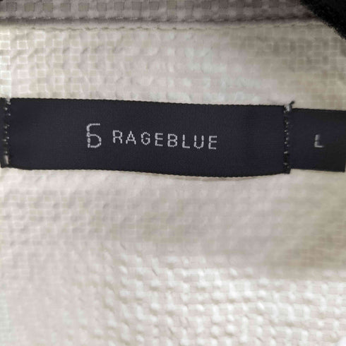 レイジブルー RAGEBLUE マルチポケット L/S シアサッカーシャツ メンズ JPN:L