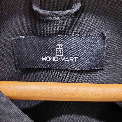 モノマート MONO-MART ポリ地 L/S オープンカラーシャツ メンズ
