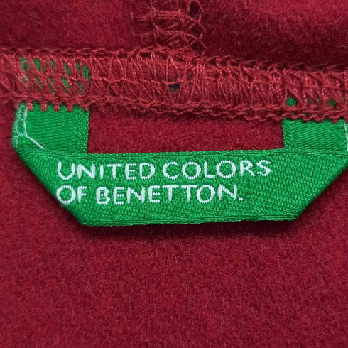 ユナイテッドカラーズオブベネトン UNITED COLORS OF BENETTON ウールフーデッドコート レディース M