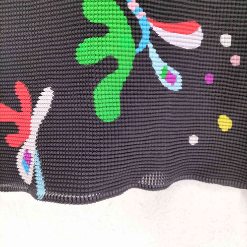 イッセイミヤケミー ISSEY MIYAKE me 総柄プリーツブラウス レディース