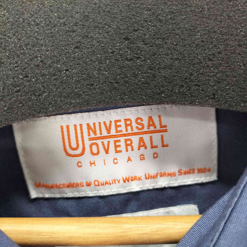ユニバーサルオーバーオール UNIVERSAL OVERALL ワッペンデザイン L/S ワークシャツ メンズ import:XL