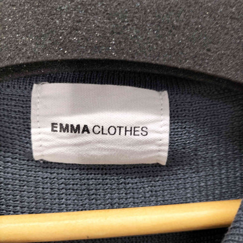 エマクローズ EMMA CLOTHES ランダムストライプルーズポロニットカーディガン メンズ JPN:L