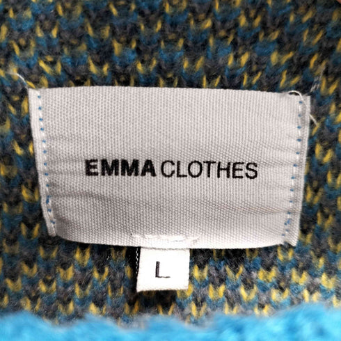 エマクローズ EMMA CLOTHES ボーサーデザインクルーネックニット メンズ JPN:L