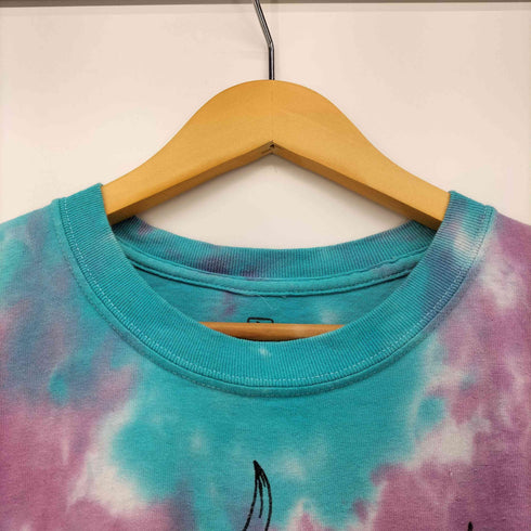 リップル ripple 太陽 タイダイ S/S クルーネック Tシャツ メンズ import:L