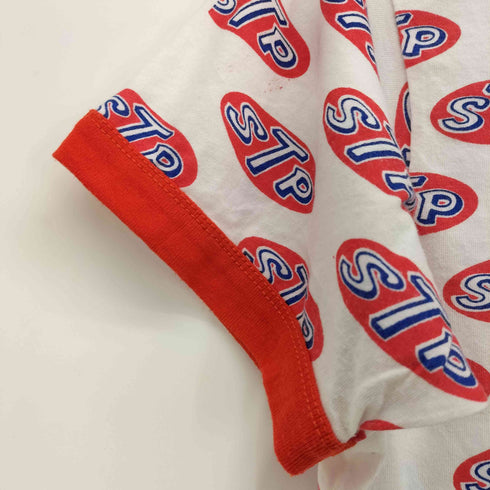 70‐80S 5050 USA製 STP プリントリンガー Tシャツ メンズ M(38-40)