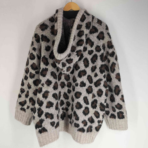 ザラ ZARA 24AW アニマルジャカードニットスウェットシャツ レディース import:S