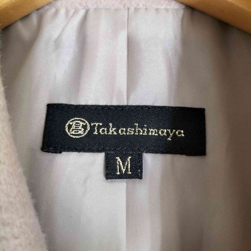 タカシマヤ TAKASHIMAYA ベルト付き カシミヤ コート レディース JPN:M