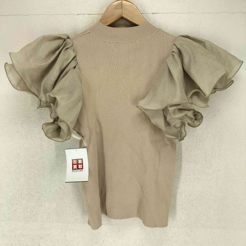 フレイアイディー FRAY I.D ラッフルスリーブニットプルオーバー レディース ONE SIZE