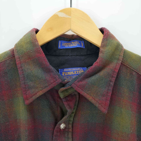 ペンドルトン PENDLETON LODGE SHIRT ウールチェックネルシャツ メンズ JPN:XL