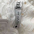 ザラ ZARA 立ち衿 白レース ブラウス レディース import:M