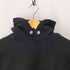 ルックスタジオ LQQK STUDIO USA製 SIGNATURE SNAP FLEECE HOODIE ボックスロゴ刺繍 ヘビーウェイトパーカー メンズ JPN:L