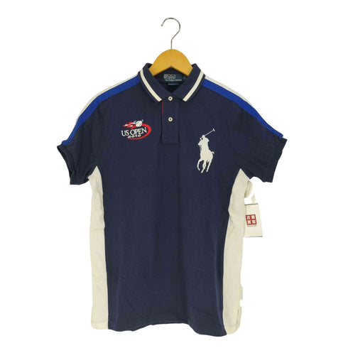 ポロバイラルフローレン Polo by RALPH LAUREN ビックポニー刺繍 鹿の子 ポロシャツ メンズ import:L
