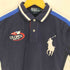 ポロバイラルフローレン Polo by RALPH LAUREN ビックポニー刺繍 鹿の子 ポロシャツ メンズ import:L