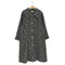 コットンハウスアヤ Cotton House Aya 総柄 ウール ステンカラーコート レディース JPN:M