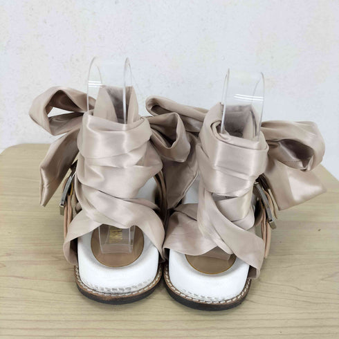 ファーファー furfur ベルテッドフラットサンダル レディース JPN:38