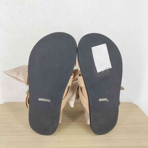 ファーファー furfur ベルテッドフラットサンダル レディース JPN:38