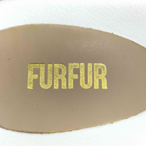ファーファー furfur ベルテッドフラットサンダル レディース JPN:38