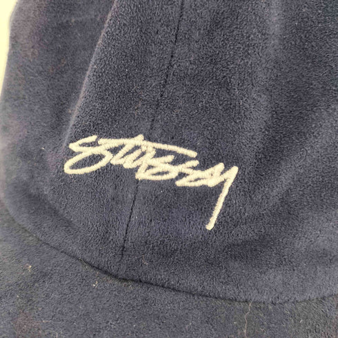 ステューシー Stussy ロゴ刺繍 スウェード6パネルキャップ メンズ ONE SIZE