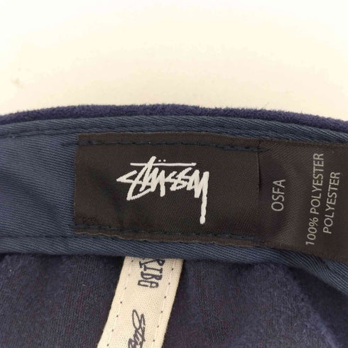 ステューシー Stussy ロゴ刺繍 スウェード6パネルキャップ メンズ ONE SIZE