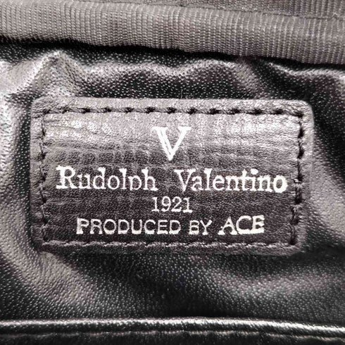 Rudolph Valentino レザーポーチ シボ革 メンズ