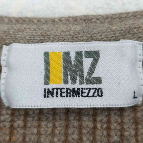 インターメッツォ INTERMEZZO 2ポケットウールカーディガン メンズ JPN:L