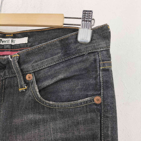 リーバイス Levis 606 Pencil Fit 先染め ブラック メンズ 31inch