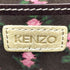 ケンゾー KENZO レザーがま口長財布 花刺繍 レディース