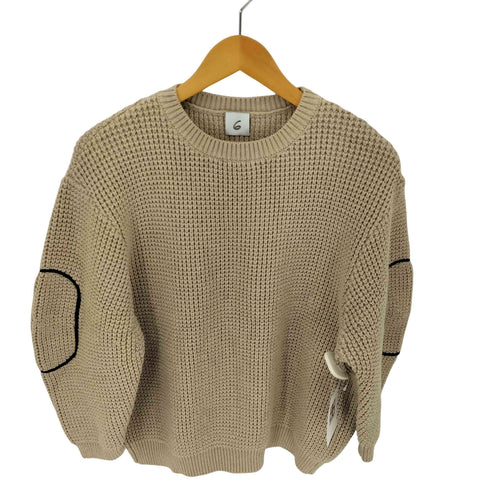 ロクビューティーアンドユースユナイテッドアローズ 6 BEAUTY & YOUTH UNITED ARROWS 22AW TAPE ELBOW CREW NECK レディース