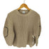 ロクビューティーアンドユースユナイテッドアローズ 6 BEAUTY & YOUTH UNITED ARROWS 22AW TAPE ELBOW CREW NECK レディース