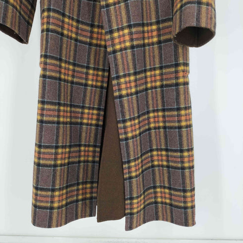 レイビームス Ray BEAMS 19AW チェック リバー ラップ コート レディース ONE SIZE