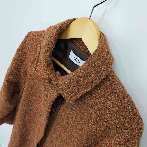 アズールバイマウジー AZUL by moussy 22AW A LINE TWEED COAT レディース JPN:S