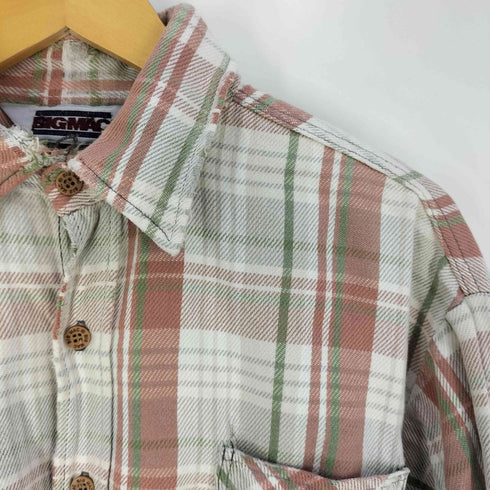 ビッグマック BIG MAC 80-90s USA製 チェック ネルシャツ メンズ import:XL