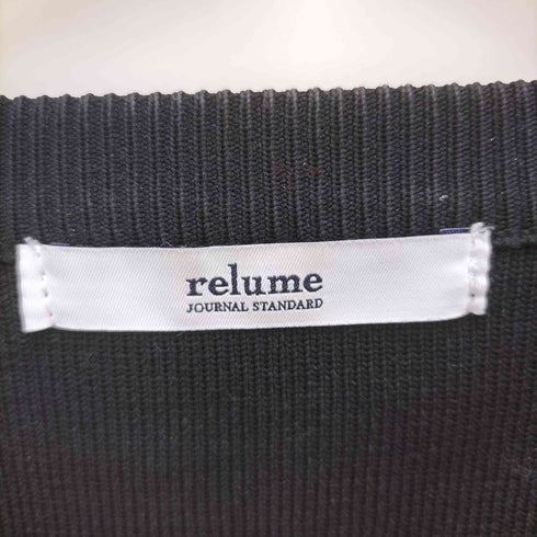 ジャーナルスタンダードレリューム JOURNAL STANDARD relume ウォッシャブルスポンジニットクルーネックカーディガン レディース