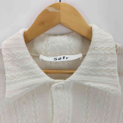 セファ Sefr RIKU SHIRT FINE CREAM メンズ JPN:S