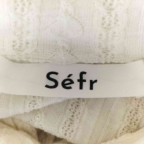 セファ Sefr RIKU SHIRT FINE CREAM メンズ JPN:S