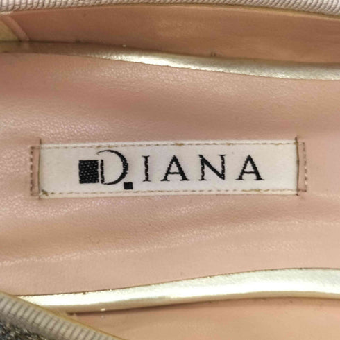 ダイアナ DIANA スパンコール タッセル ポインテッドトゥ パンプス レディース JPN:23.5