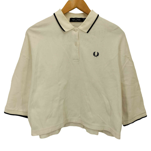 フレッドペリー FRED PERRY ワンポイント刺繍L/Sポロ レディース USA6
