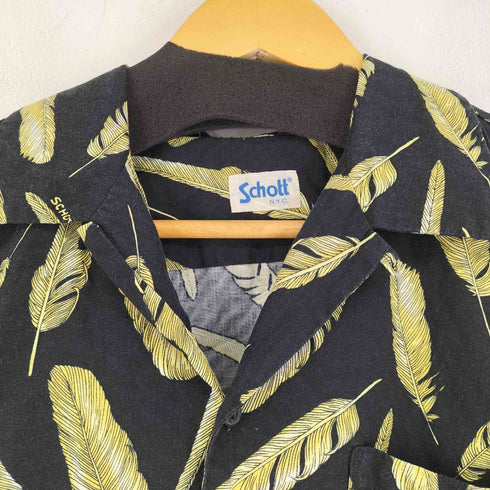 ショット Schott 総柄 S/S アロハシャツ メンズ JPN:XL