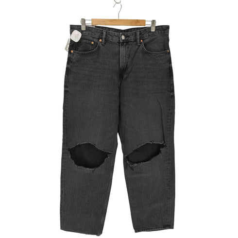 エイチアンドエム H&M BAGGY FIT ダメージバギーデニム メンズ 34/30