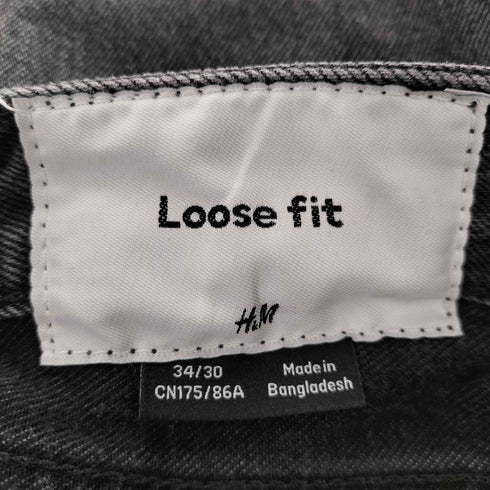 エイチアンドエム H&M BAGGY FIT ダメージバギーデニム メンズ 34/30