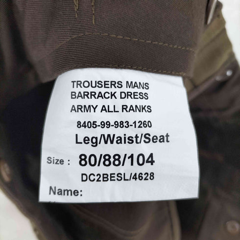 ブリティッシュアーミー BRITISH ARMY No.2 Dress Trousers メンズ 80/88/104