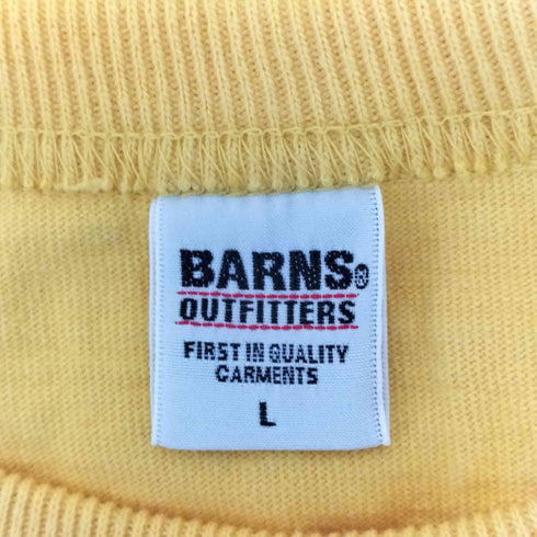 バーンズ アウト フィッターズ BARNS OUT FITTERS ビッグ9スリーブプリントTシャツ メンズ JPN:L