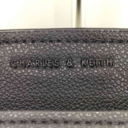 チャールズアンドキース CHARLES&KEITH ストラクチャード ダブルトップハンドルトート レディース