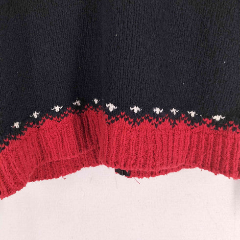 ヒステリックグラマー HYSTERIC GLAMOUR ノルディック柄 ジップアップニット カウチンセーター レディース JPN:S