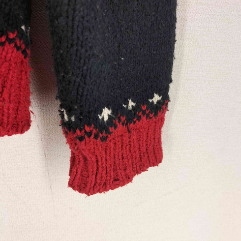ヒステリックグラマー HYSTERIC GLAMOUR ノルディック柄 ジップアップニット カウチンセーター レディース JPN:S