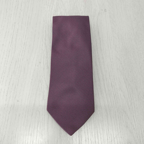 ランバン LANVIN シルク100% 総柄ネクタイ メンズ