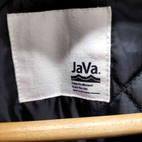 ジャバ JaVa 高見えをプラスするシボ感 フェイクレザーヴィンテージオーバーブルゾン メンズ JPN:M