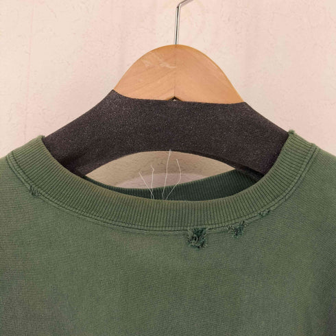 チャンピオン Champion USA製 刺繍タグ REVERSE WEAVE 袖目あり クルーネックスウェット メンズ import:XL