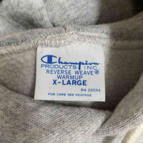チャンピオン Champion 青単 復刻 REVERSE WEAVE HOODED SWEATSHIRT リバースウィーブ プルオーバーパーカー メンズ import:XL
