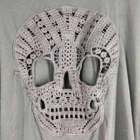 ヒステリックグラマー HYSTERIC GLAMOUR SKULL LACEプルオーバー レディース FREE
